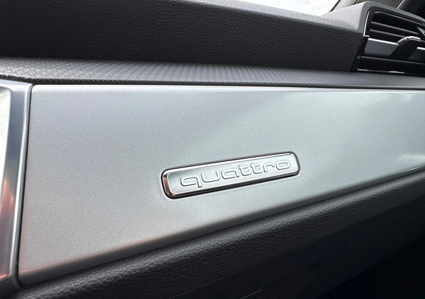 Audi Q3 cena 143000 przebieg: 18542, rok produkcji 2021 z Myślenice małe 781